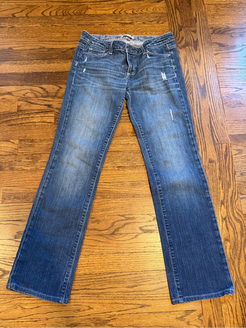 PAIGE Jimmy Jimmy Dark Blue Bootcut Jeans